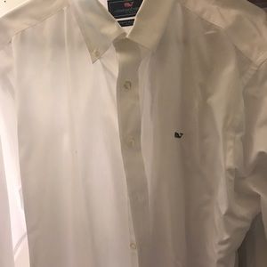 Vineyard vines Button Up white XL